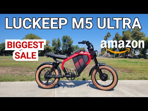 Видео: Самая большая распродажа на двухмоторный электровелосипед Luckeep M5 Ultra 52v и электровелосипед...