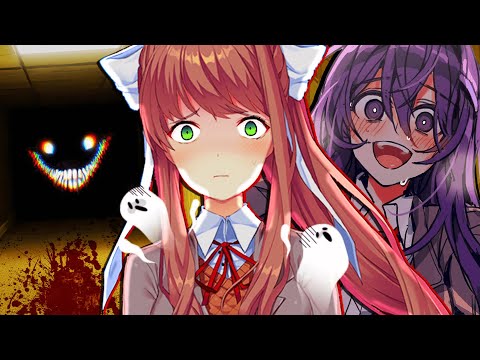 Видео: Литературный Клуб Сбежал из Бэкрумов (DDLC Анимация)