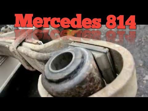 Видео: Замена сайлентблоков рессор, добавили лист Mercedes 814