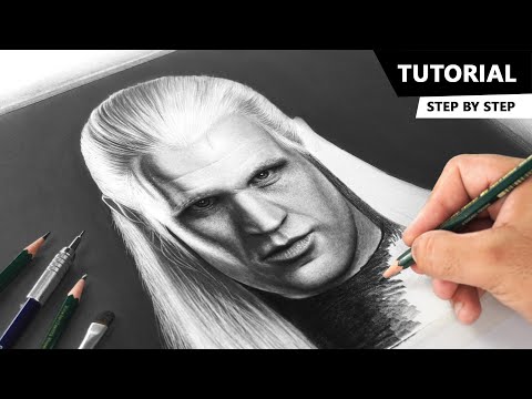 Видео: Рисование Мэтта Смита в образе Деймона - Урок портрета для НАЧИНАЮЩИХ