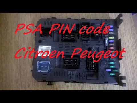 Видео: ✅Citroen C4 pin code из блока BSI Johnson Controls 95128 + iprog plus + Upa Usb 1.3!!! База dashbook