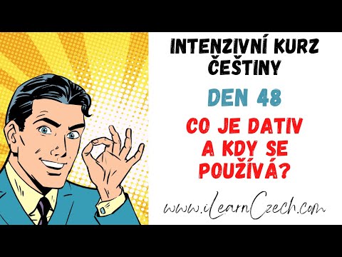 Видео: Курс чешского 48: Когда используется дательный падеж?