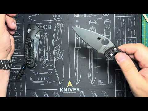 Видео: Сравнение типов замка Axis-lock, на Spyderko Manix2 и Benchmade Griptilian.