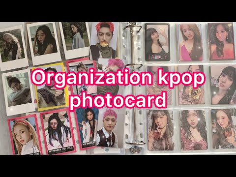 Видео: Организация карт ATEEZ, Aespa, Twice / Organization kpop photocard / kpop photocard collection