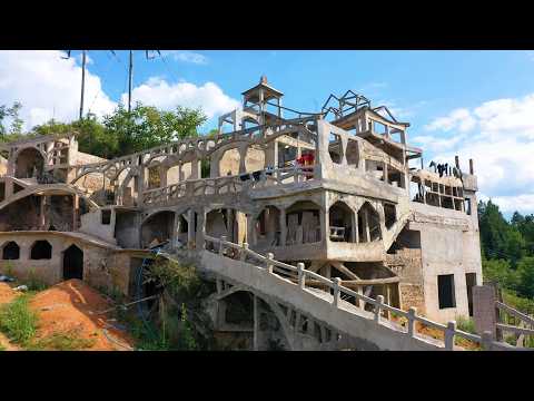 Видео: Дядя фермера из Гуйчжоу сам построил большой замок