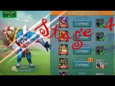 Видео: Lords Mobile: Bloodlust Grim Wolf 30 сентября 2025 г. Ограниченное испытание: этап 4