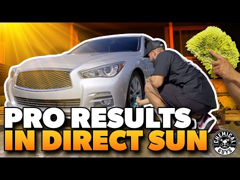 Видео: Как помыть машину под прямыми солнечными лучами дома! — Chemical Guys