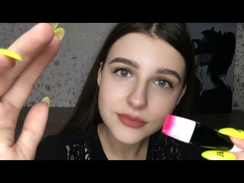 Видео: АСМР спа для лица, массаж лица, визуальные трггеры || ASMR facial spa