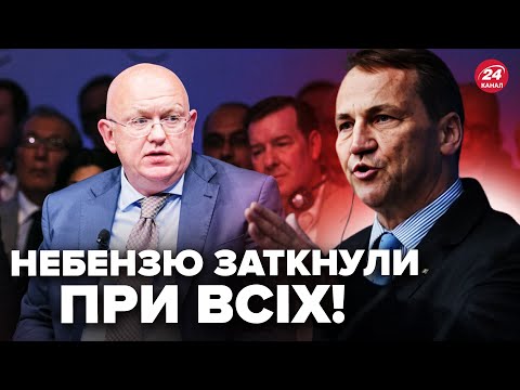 Видео: 🔥Сікорський РОЗНІС НЕБЕНЗЮ в ООН! Той аж ПОКИНУВ ЗАЛ. Ця реакція розриває мережу, послухайте