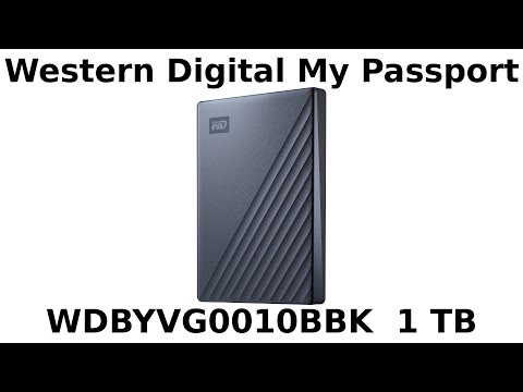 Видео: Внешний жёсткий диск Western Digital My Passport WDBYVG0010BBK 1TB