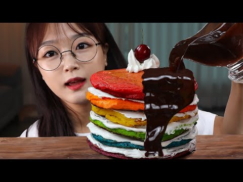 Видео: АСМР ЕДА РАДУЖНЫЙ ТОРТ🌈 | MUKBANG | EATING SHOW