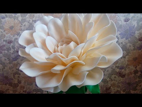Видео: Ростовые цветы! Ростовой пион из изолона!