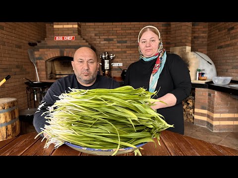 Видео: Хинкали из ДИКОГО ЛУКА  настоящий деликатес 👍🏻