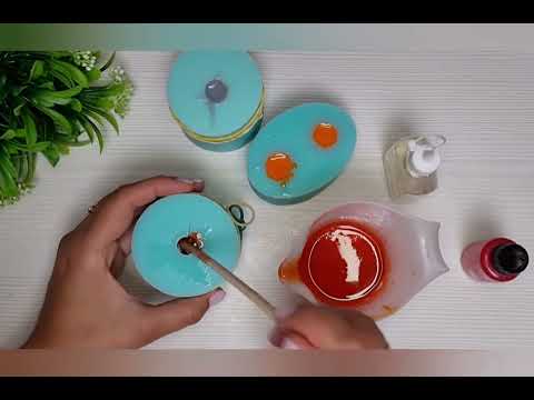 Видео: Заливка форм от группы "Три кита" Тыква, рябина, бруния! Мыловарение