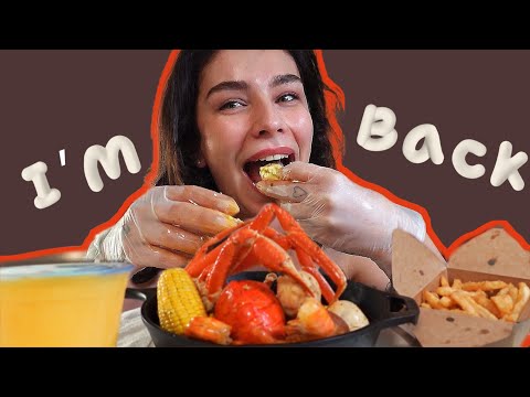 Видео: Mukbang.🦀Відповіді На Запитання. ￼￼￼Seafood. 🍤