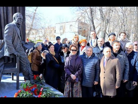 Видео: Открытие памятника в Москве   Михаилу Ульянову 27. 03. 2024г.