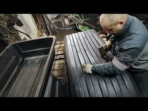 Видео: ремонт саней. приварил склизы к саням