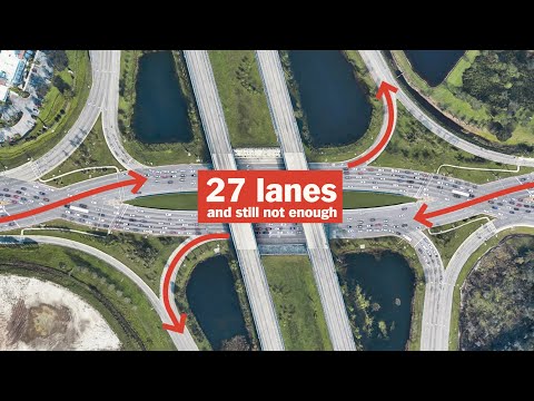 Видео: Движение транспорта здесь никогда не будет исправлено