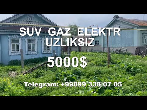 Видео: Зўр таклиф: 5000$ Газ свет сув узилмайдиган жойда ҲОВЛИ жойлар СОТИЛАДИ. Шу телеграм  +79006328181