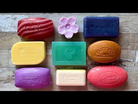 Видео: ASMR Soap cutting | Soap Carving|Резка мыла  | ASMR