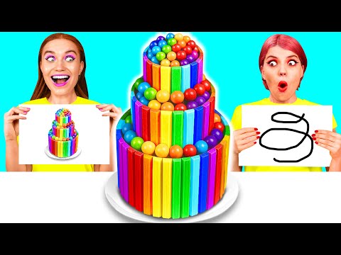 Видео: Кто Лучше Нарисует Предмет, Получит Его | Потрясающий Творческий Челлендж от DaZaZa Challenge