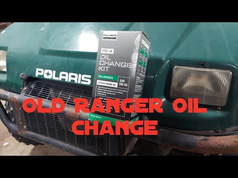 Видео: 02 замена масла полярис рейнджер
