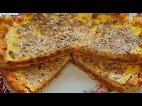 Видео: Татарский сметанник с курагой и с орешками. Очень вкусно.