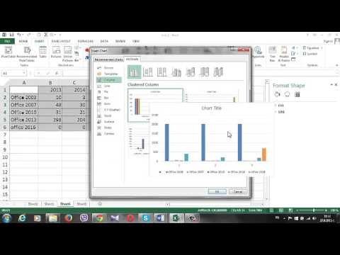 Видео: Урок 20 Да си направим диаграма с MS Excel 2013