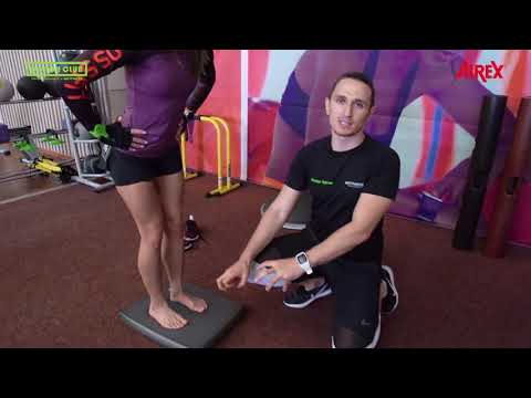 Видео: Балансировочная подушка Airex Balanced Pad. Баланс или упражнения для мозга. Тренировка клиента