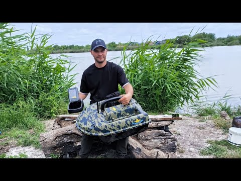 Видео: Карповый кораблик  V1 ipilot50 + эхолот TF520 - первое использование. #kincarp #BearCreeks