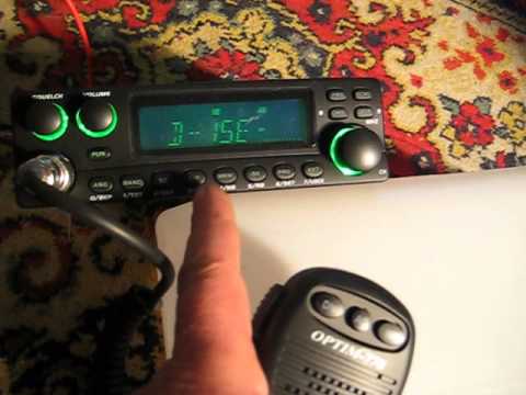 Видео: переключение мощности авто рации оптим 778