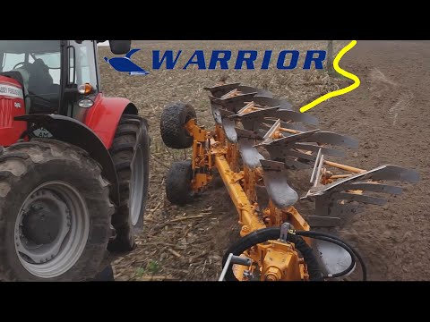 Видео: Плуг Moro Aratri Warrior 4+1 Plow Massey Ferguson