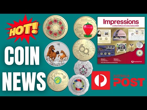 Видео: ОГРОМНЫЕ новости — ОБЯЗАТЕЛЬНО включите монеты в следующий выпуск Aus Post Impressions 2025 (моне...