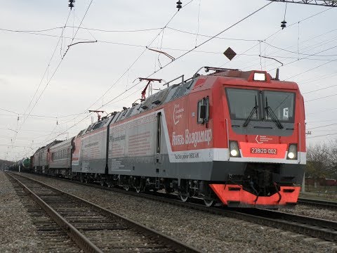 Видео: В кабине машиниста 2ЭВ120-002 Туапсе - Белора-Тихорецкая