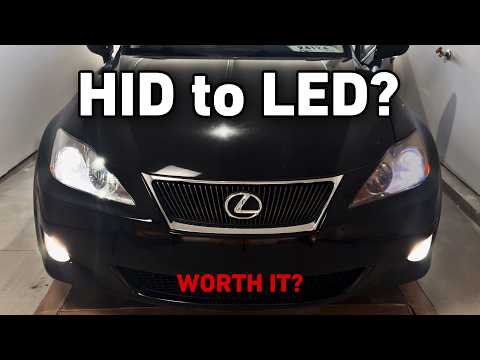Видео: Переделка HID-фар в невероятно яркие светодиодные менее чем за 2 латте? [Невероятные результаты!]