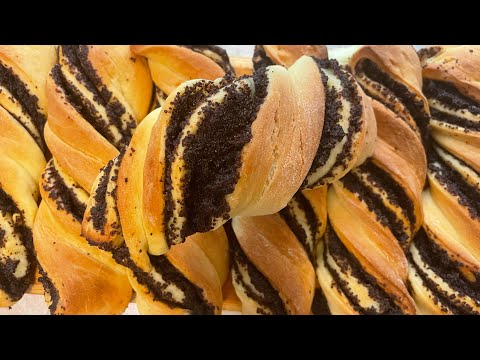 Видео: Ці булочки з маком зникають ще гарячими!🥨
