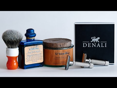 Видео: Denali Adjustable Razor | REX Ambassador | Sebum Blue set | DScosmetic  26 мм | Бритьё с HomeLike