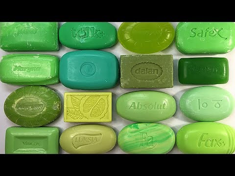 Видео: Green soap set. Soap Cutting ASMR. Relaxing Sounds. Satisfying ASMR Video. Asmr soap. Асмр мыло