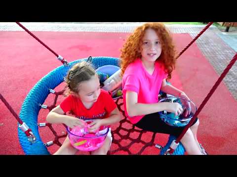 Видео: ЧЕЛЛЕНДЖ Слайм на качелях | Делаем СЛАЙМ на качелях