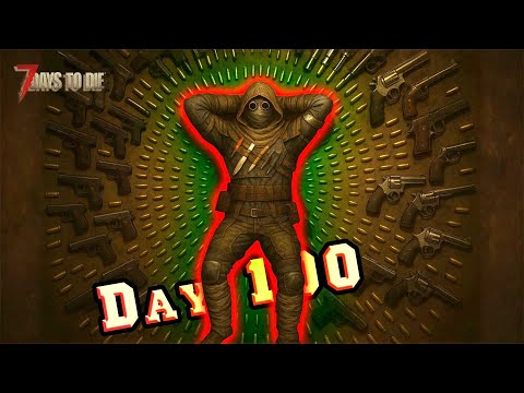 Видео: 2 ЧАСТЬ 100 дней ХАРДКОРНОГО выживания ТОЛЬКО с ПИСТОЛЕТОМ 7 Days To die