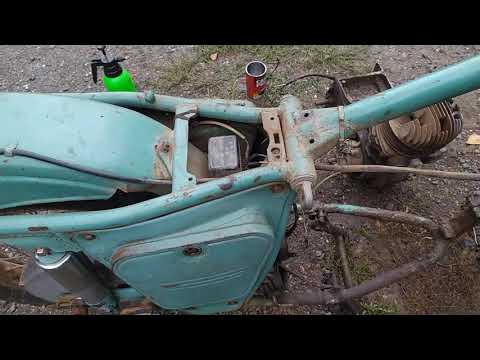 Видео: ИЖ 56 с коляской. Забрал с металлоприёмки(из хлама в музей часть1). #ИЖ #мотоцикл #раритет #редкий.