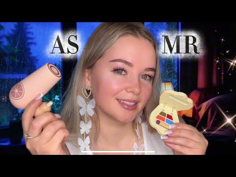 Видео: [АСМР] 💤🎨 ДЕРЕВЯННАЯ КОСМЕТИКА 🪵💄 wooden makeup asmr 💄🪵
