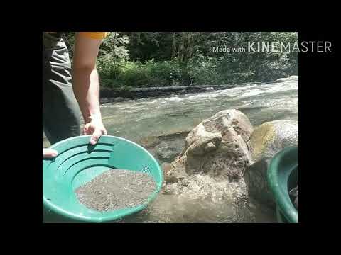 Видео: #Как промывать  золото лотком#  золото просто.