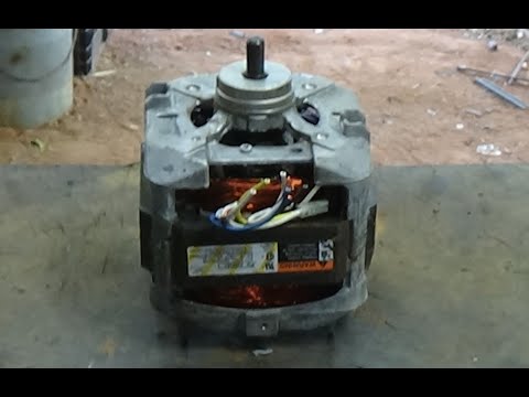 Видео: Разборка двигателя стиральной машины на медь и алюминий