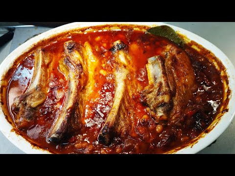 Видео: 297 # Запеченные в духовке ребрышки с фасолью -  очень простое и необыкновенно вкусное - Yami Yami