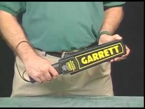 Видео: Ручной металлодетектор Garrett Super Scanner