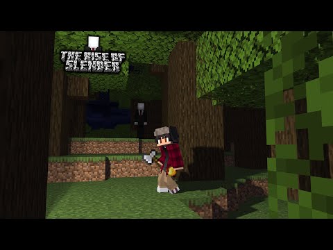 Видео: Убежать от Слендермена в майнкрафт