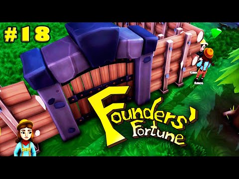 Видео: Разборки с пиратами и крепкие стены ☀ Founders Fortune Прохождение игры #18