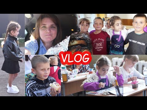 Видео: VLOG Алиса на уроке рисования. Ярмарка в нашей школе