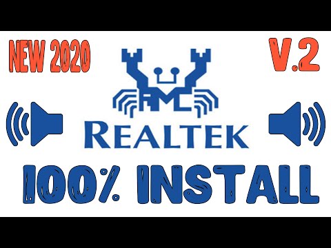 Видео: 100% УСТАНОВКА ДРАЙВЕРА Realtek! АКТУАЛЬНОЕ В 2020 ГОДУ. Включение передней панели, звука, микрофона